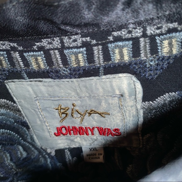 Johnny Was Esta satin blouse size XXL style #B16919-9 - Picture 7 of 16